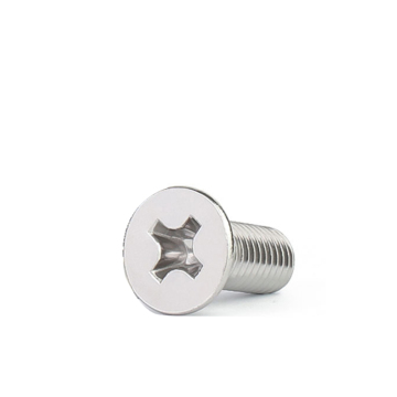 304 Stainless Steel Countersunk & Cross Recessed Head Screws: Sizes M4 to M8