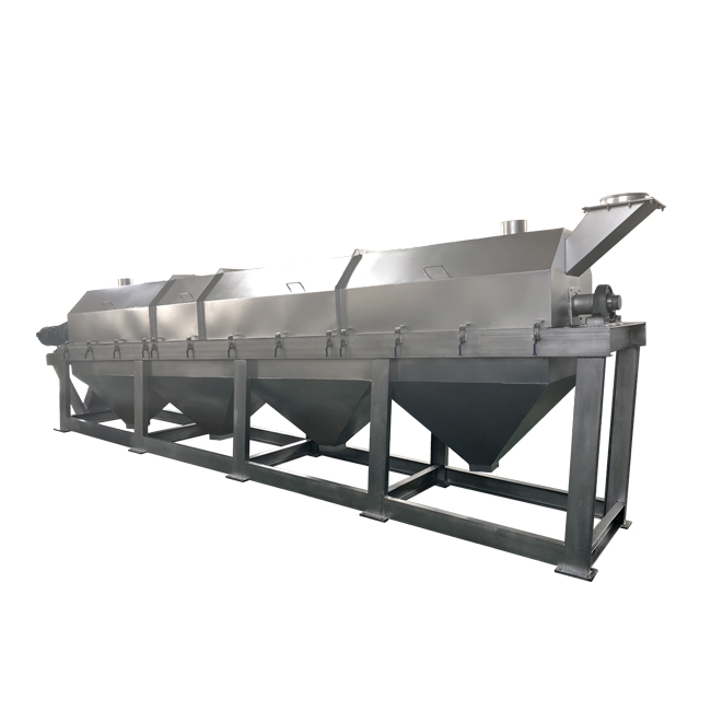 Large capacity almond powder trommel screening machine