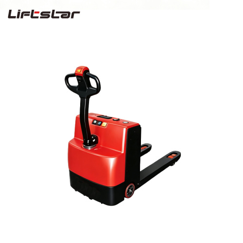 Carrello per pallet Walkie con corpo rosso Mini Block