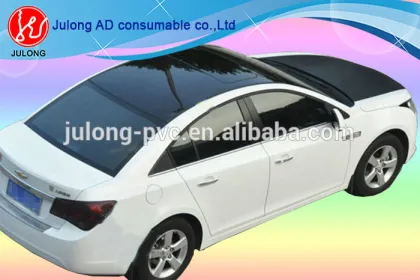 Self-adhesive Car roof film/Glossy black car roof protection film