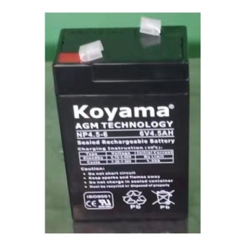 6V 5AH SLA Bateria recarregável para UPS