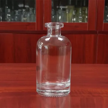 250ml boston round refillable flint glass diffuser bottle