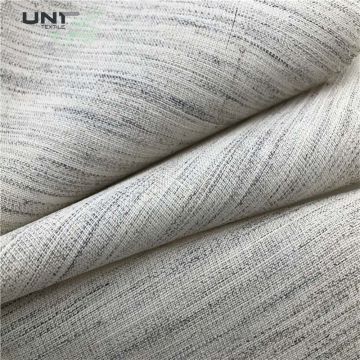 Men's Wear Suit Fabric with Elastic Hair Interlining Canvas Linen for Chest and Lining