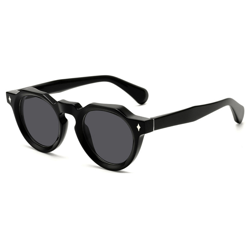Round Acetate Polarized Glasses