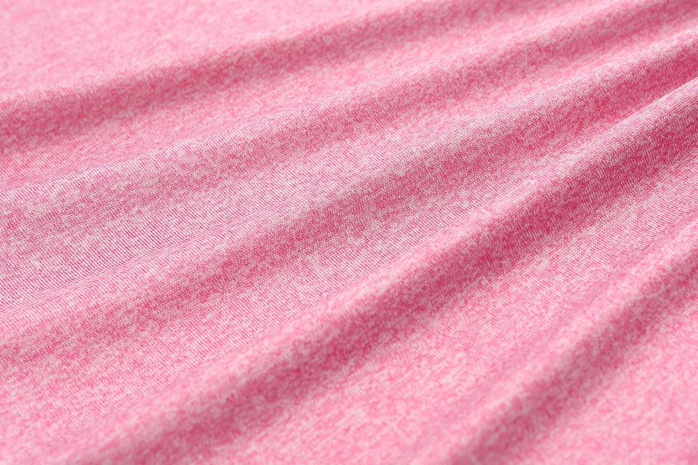 knit one side brushed melange fabric