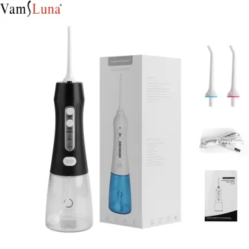 New Oral Irrigator USB Rechargeable Water Flosser Portable Dental Water Jet 300ML Water Tank Waterproof Teeth Cleaner