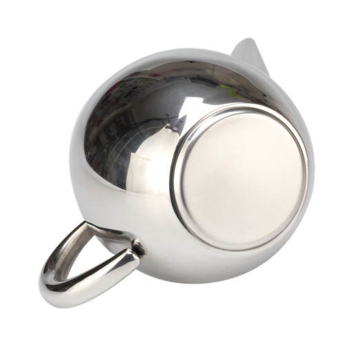 Silver stainless steel tea pot kettle
