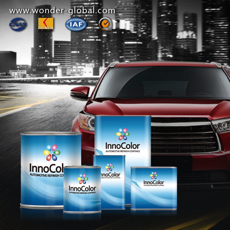 طلاء السيارات InnoColor البرتقالي الساطع الأحمر