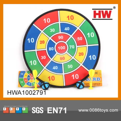 Interesting target game toy velcro dart game