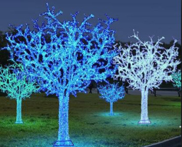 Christmas light tree1005