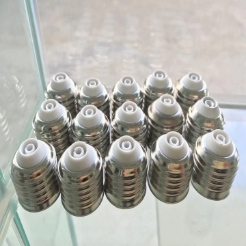 Ceramic E27 Lamp Holder With/Without Bracket - Waterproof White LED Bulb Holder