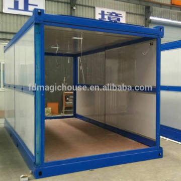 Prefab container house 20ft sandwich foldable office container