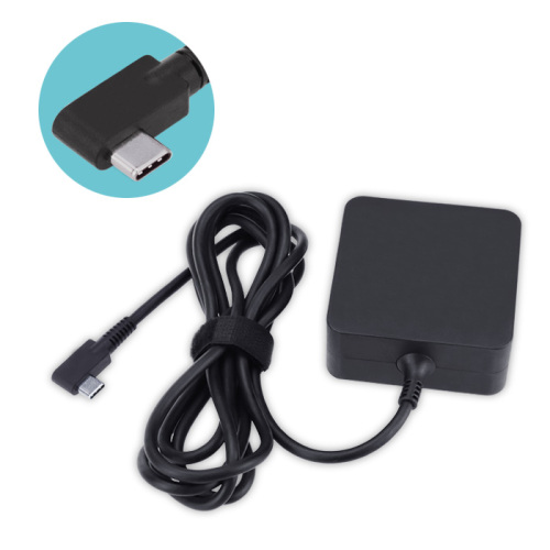 Cargador de batería para computadora portátil tipo C de 45 w para HP