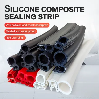 side bubble door anti-collision silicone rubber sealing