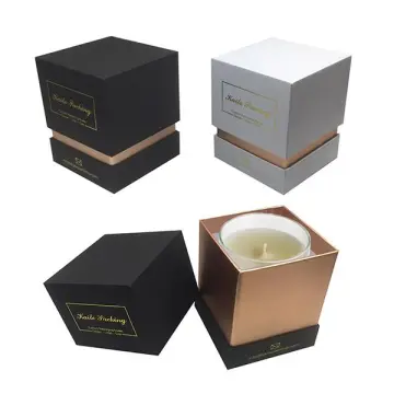 Luxury Rigid Cardboard Candle Gift Paper Box