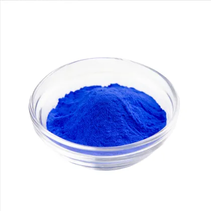 Ettume blue powder coating material
