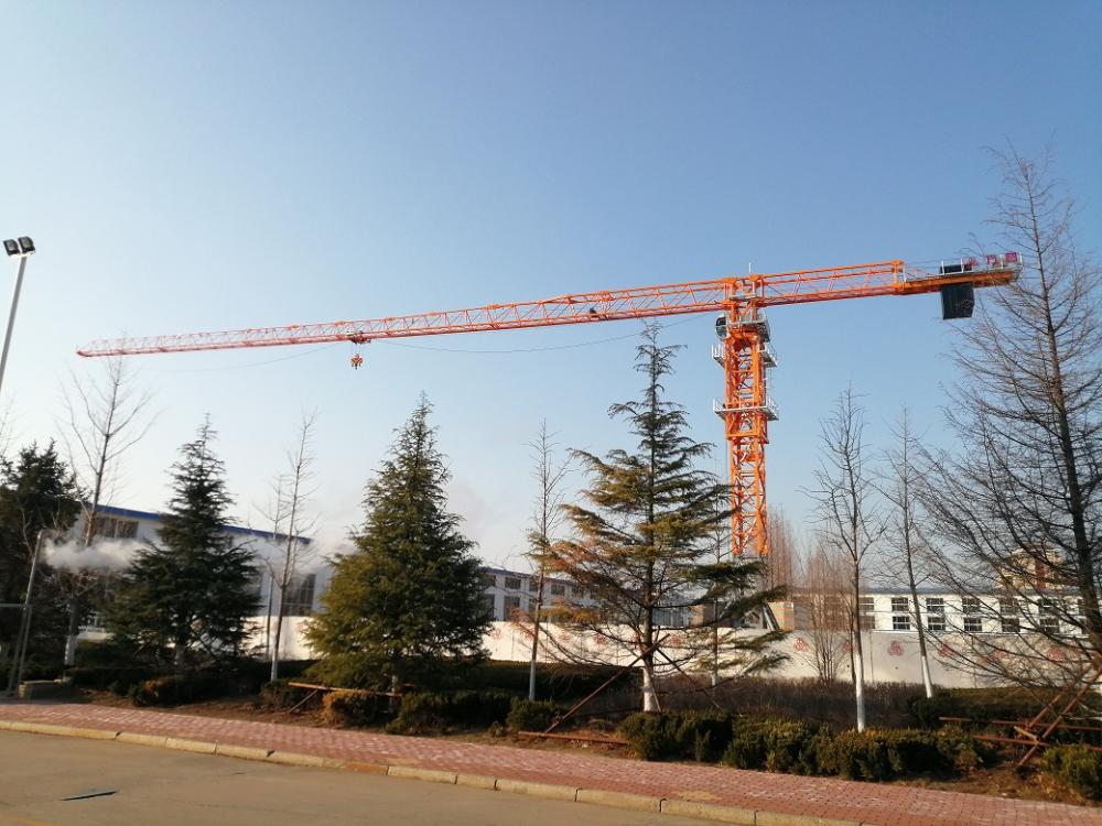 Hot Sale & Quality 10T Flat Top Tower Crane