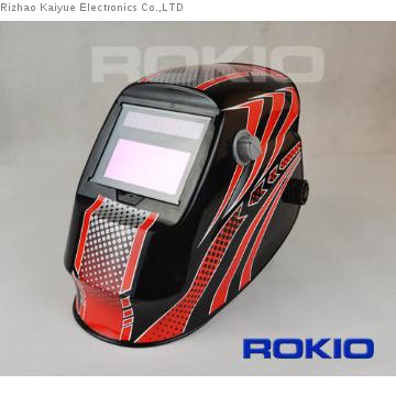 Hot Selling Solar Powered Auto darkening welding helmet with decal