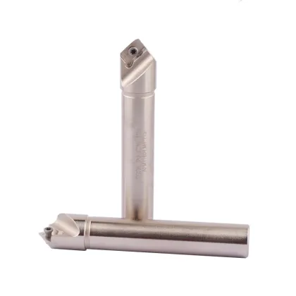 SSK Chamfer Cutter with 45 Degree APMT 1135 1604 Carbide Inserts Holder (C16, C20) for CNC Lathe and Milling - 40CrMo End Mill