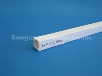 Extruded pvc cable trunking 16*16mm