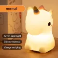 Lámpara de noche de unicornio de silicona suave