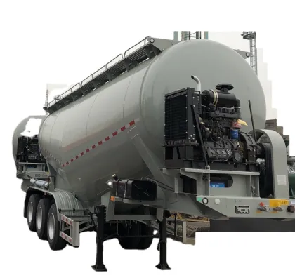 CIMC 3 Axle 38m³ Cement Tanker Trailer