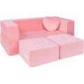 Couch pour enfants en peluche matelas pliant pour enfants modulaires