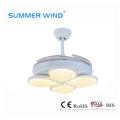 ABS blades modern warm light ceiling fan