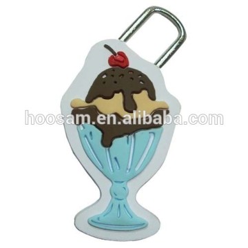 Soft Plastic Zipper Head from Hoosam Charm, Popular, OEM/ODM Orders Welcomed