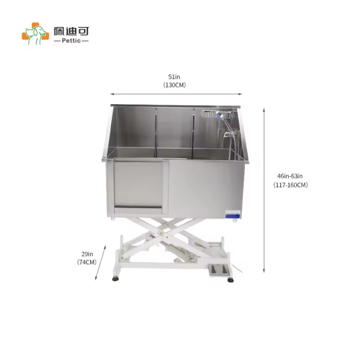 Pet Stainless Steel Washing Station Bathtub Wash Sink
