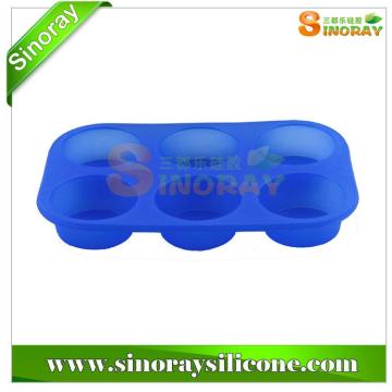 6-cup Silicone Muffin Pan FDA/LFGB grade