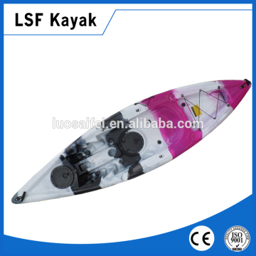 single kayak no inflatable LLDPE fishing kayak boat