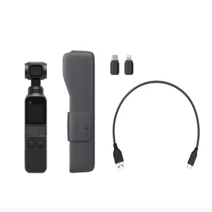 DJI Osmo Pocket 3-axis Stabilized Handheld Gimbal Camera with Smartphone 4K 60fps Video option Expansion Kit DJI Original