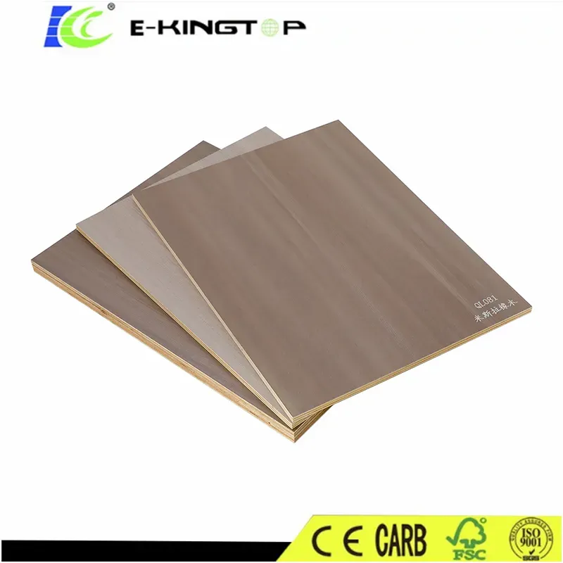 18mm Wood Grain Melamine Paper Plywood