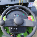 Mini traktor loader depan backhoe