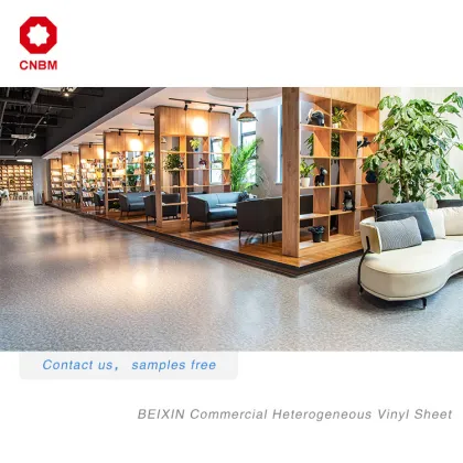 BEIXIN Waterproof Heterogeneous PVC Floor Vinyl Roll 2.0mm