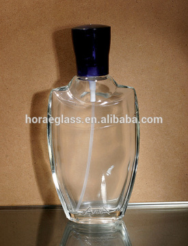 trade assurance hot selling wholesale black perfume glass bottle with child tamper proof glass
