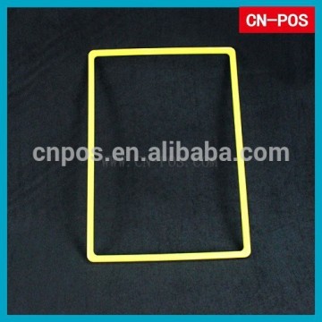supemarket display plastic frame for hanging