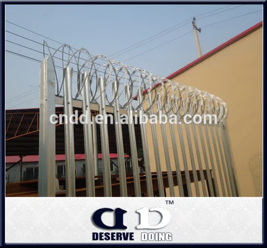 Galvanized steel Palisade fence