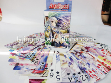 54 pcs 57*87 mm Cartoon patter game used paper poker-paper playing cards