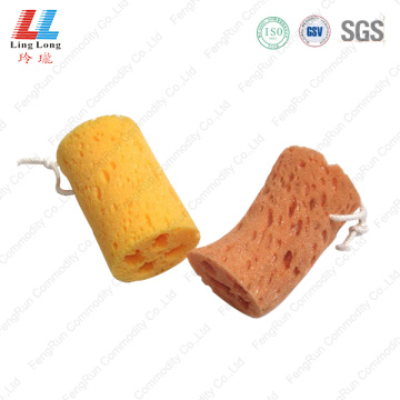 Handle loofah bath sponge