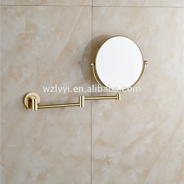 New arrival novel design decorative wall hanging bathroom gold mirror