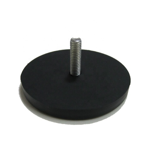 Neodymium Rubber Coating Pot with External Screw Thread