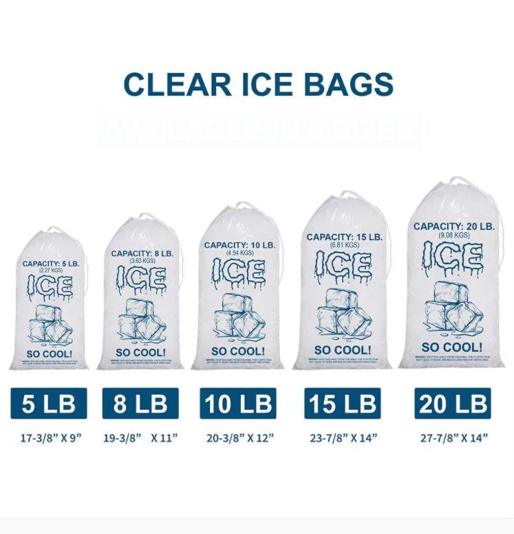 drawstring ice bag