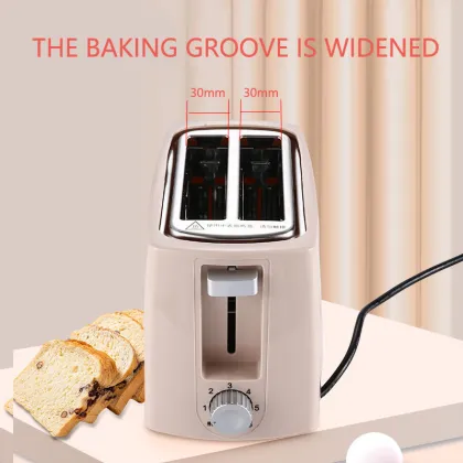 4 Slice Electric Breakfast Toaster for Household Kitchen Appliances