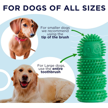 Silicone Toothbrush 360 Bristles for Pets Teeth