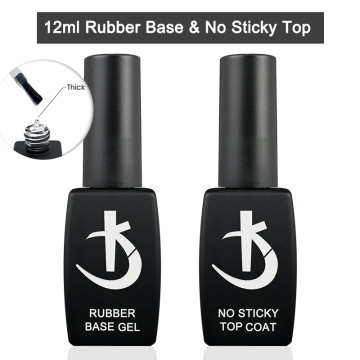 KODI Thick Rubber Base for Gel Varnish 12ml Semi-permanent Nail Base Coat Gel Nail Polish Manicure UV Varnish Hybrid Nail Primer