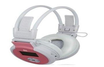 Mega Bass Wireless Stereo Headphones For Exercise , Sd Card Support