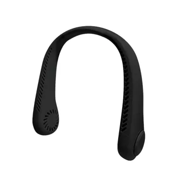 Bladeless Neck Fan: Hands-Free Portable Cooling Solution with 3 Speeds - Rechargeable & Wearable Design