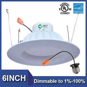 6inch 11w energy star ul dimmable recessed downlights